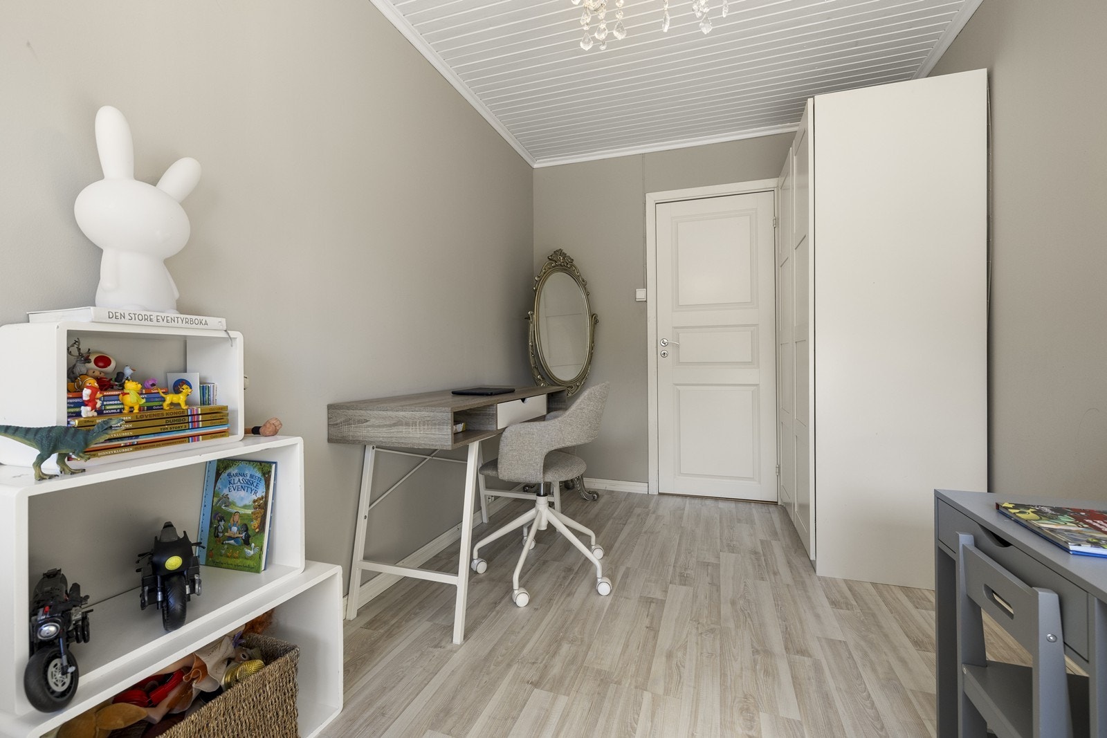 Rommet har mange bruksmuligheter og kan fint benyttes som gjesterom, kontor eller lignende. Galleribilde