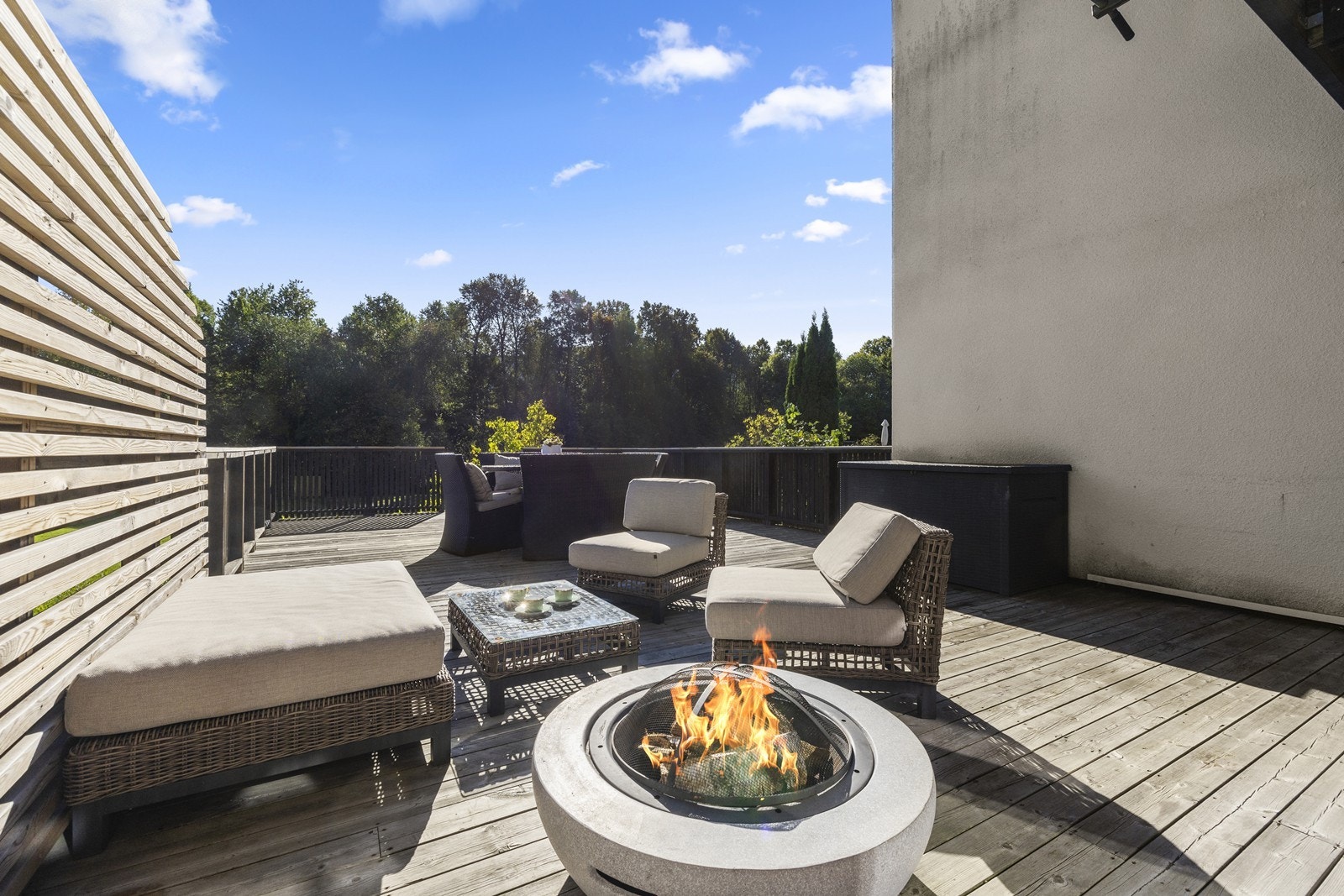 Her kan varme sommerkvelder og sene høstkvelder tilbringes. Galleribilde