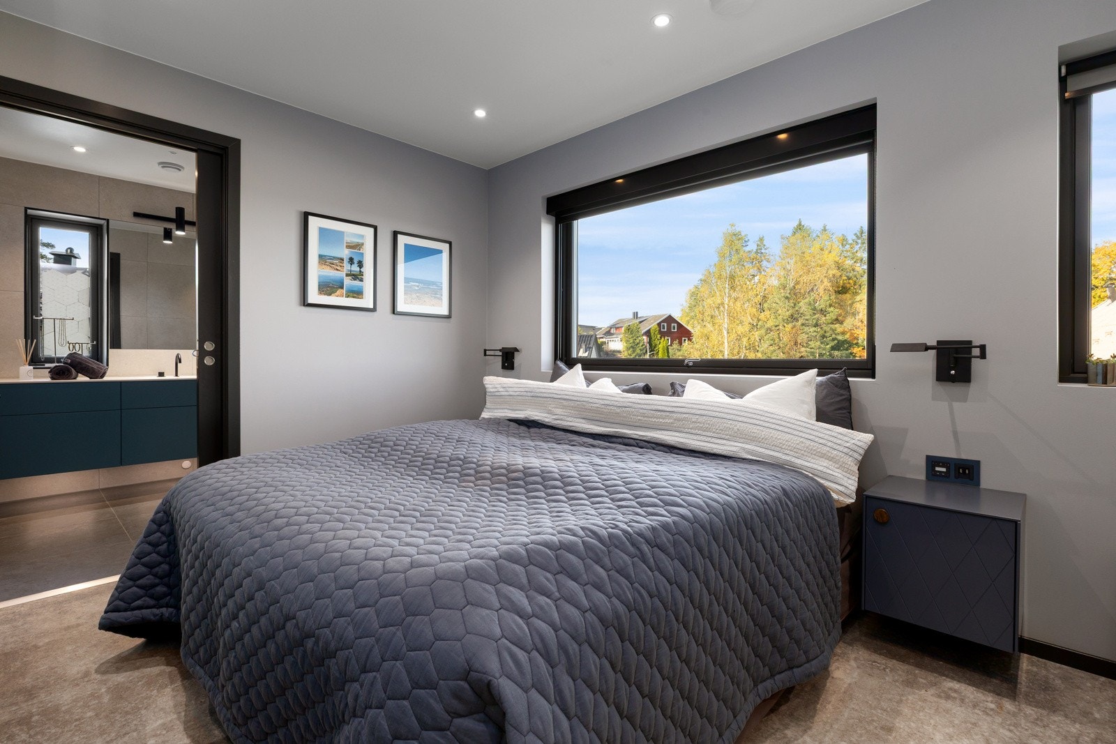 2. etasje: Hovedsoverommet er meget innbydene og har direkte inngang til hovedbadet Galleribilde