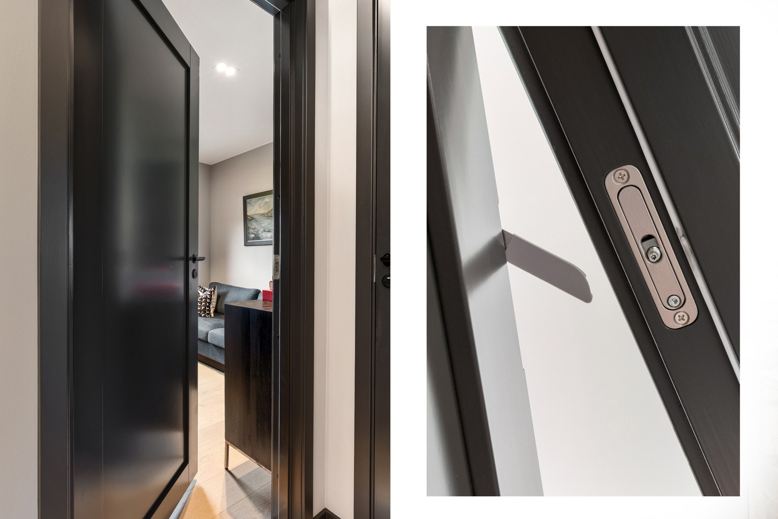 1. etasje: Soft-close funksjon og dempelister på alle innerdører. (koblet ut på vaskerom) Galleribilde