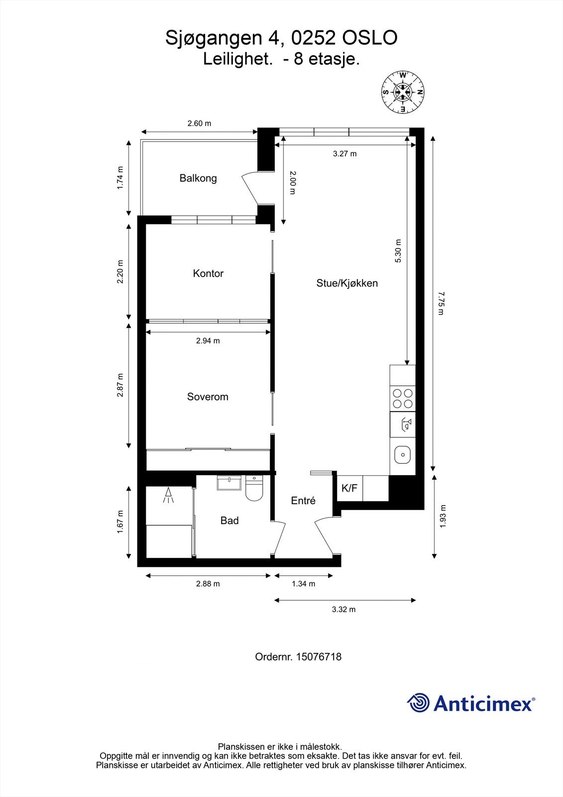 Plantegning Galleribilde