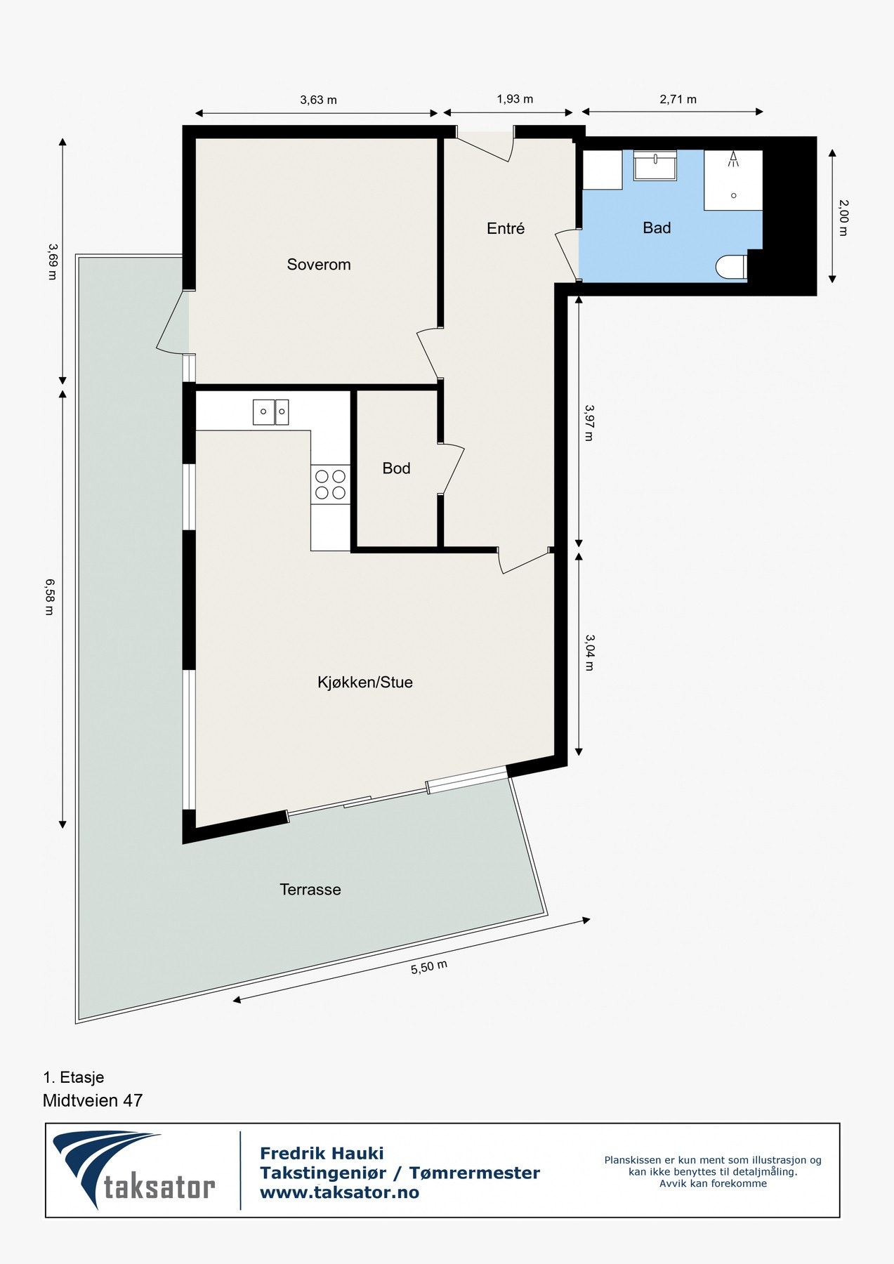 Planløsning. Galleribilde