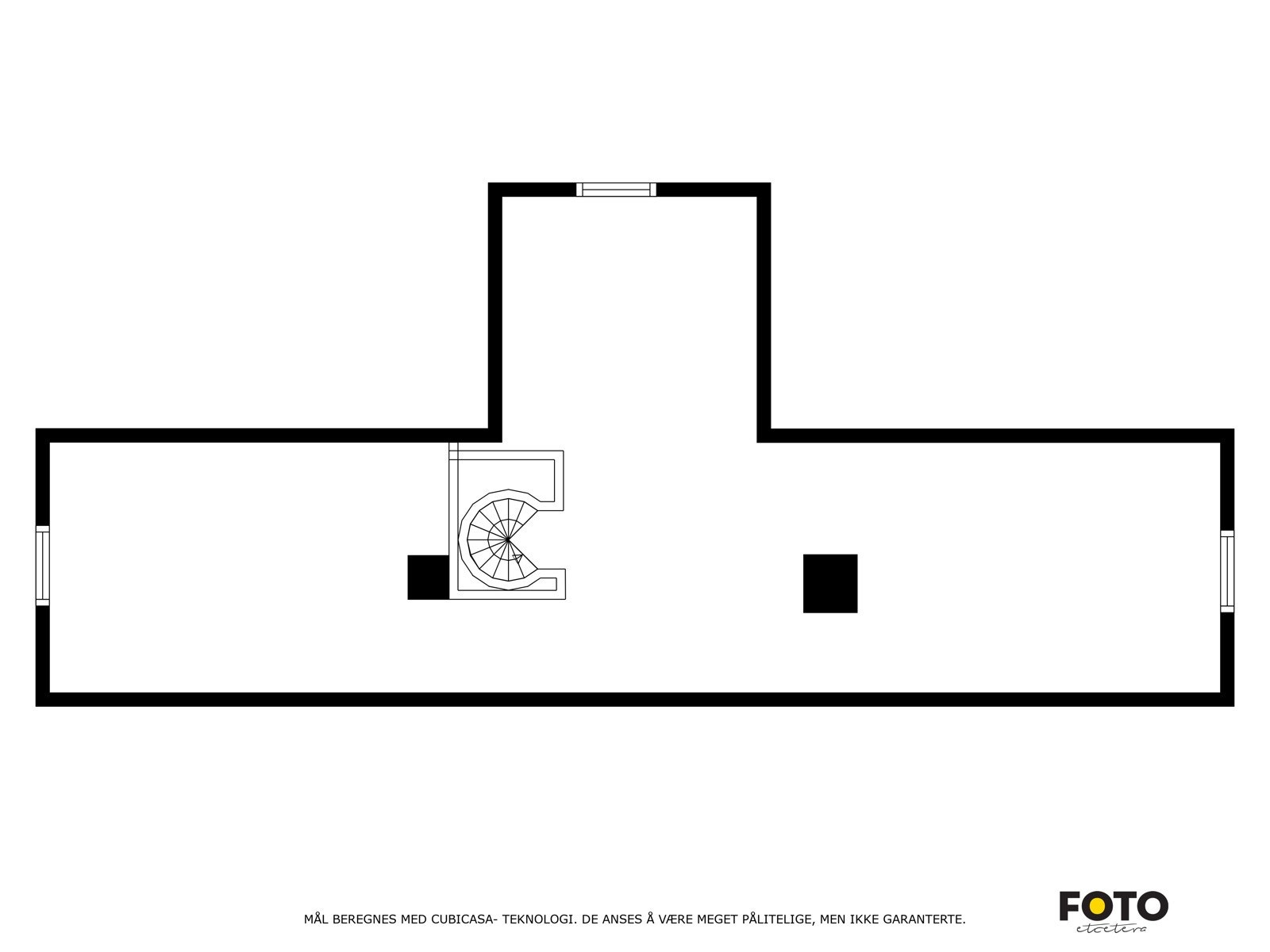 Plantegning loftsetasje Galleribilde