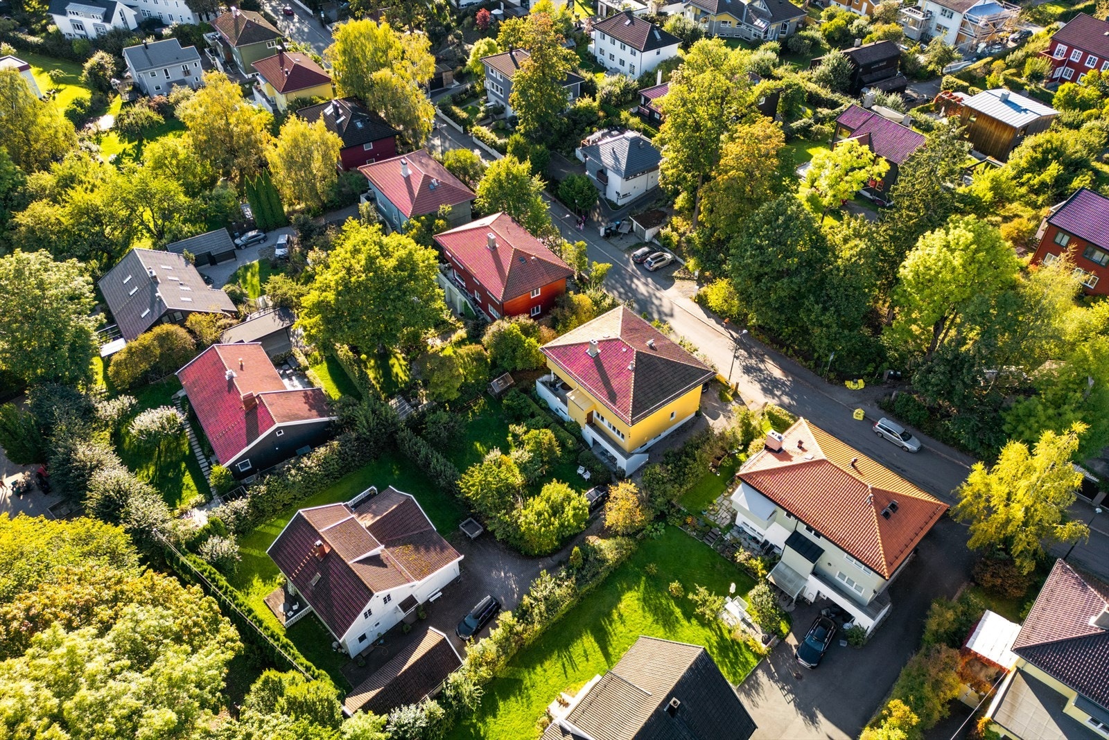 Gaten har en sjarmerende og tidløs atmosfære med vakre villaer på rekke og rad. Galleribilde