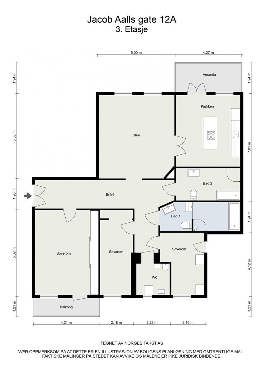 Alternativ plantegning Galleribilde
