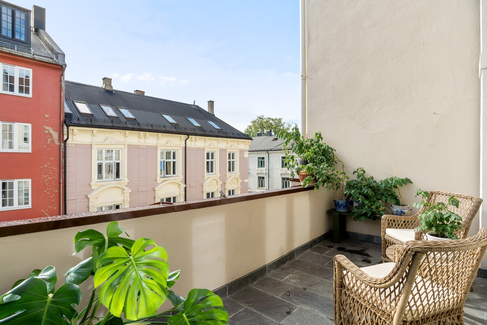 Perfekt for morgen- og formiddagssol. Galleribilde