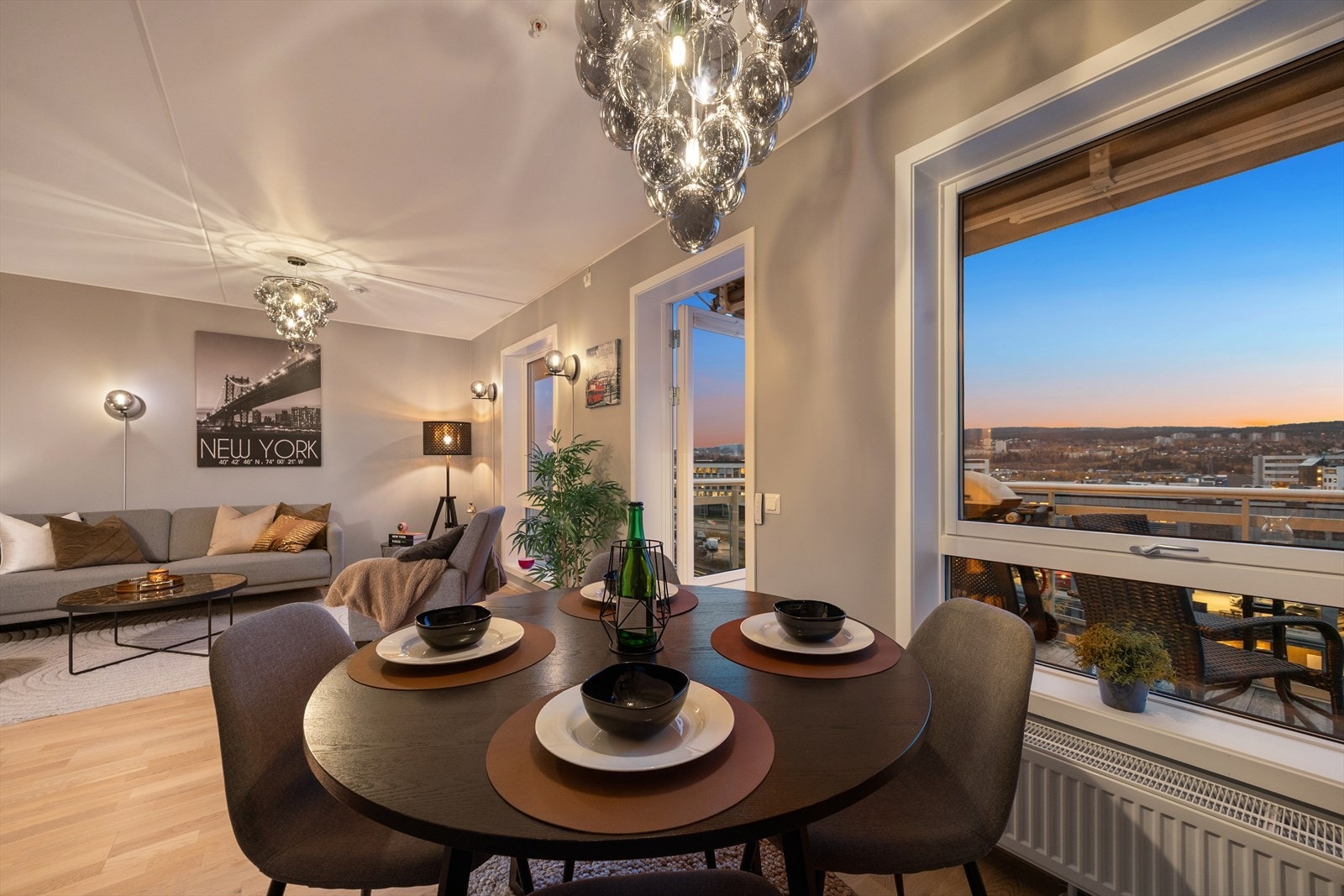 Spiseplass med nydelig utsikt Galleribilde