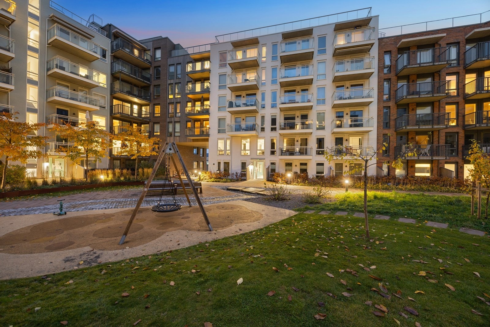 Hyggelige fellesområder som kan benyttes av beboere. Galleribilde