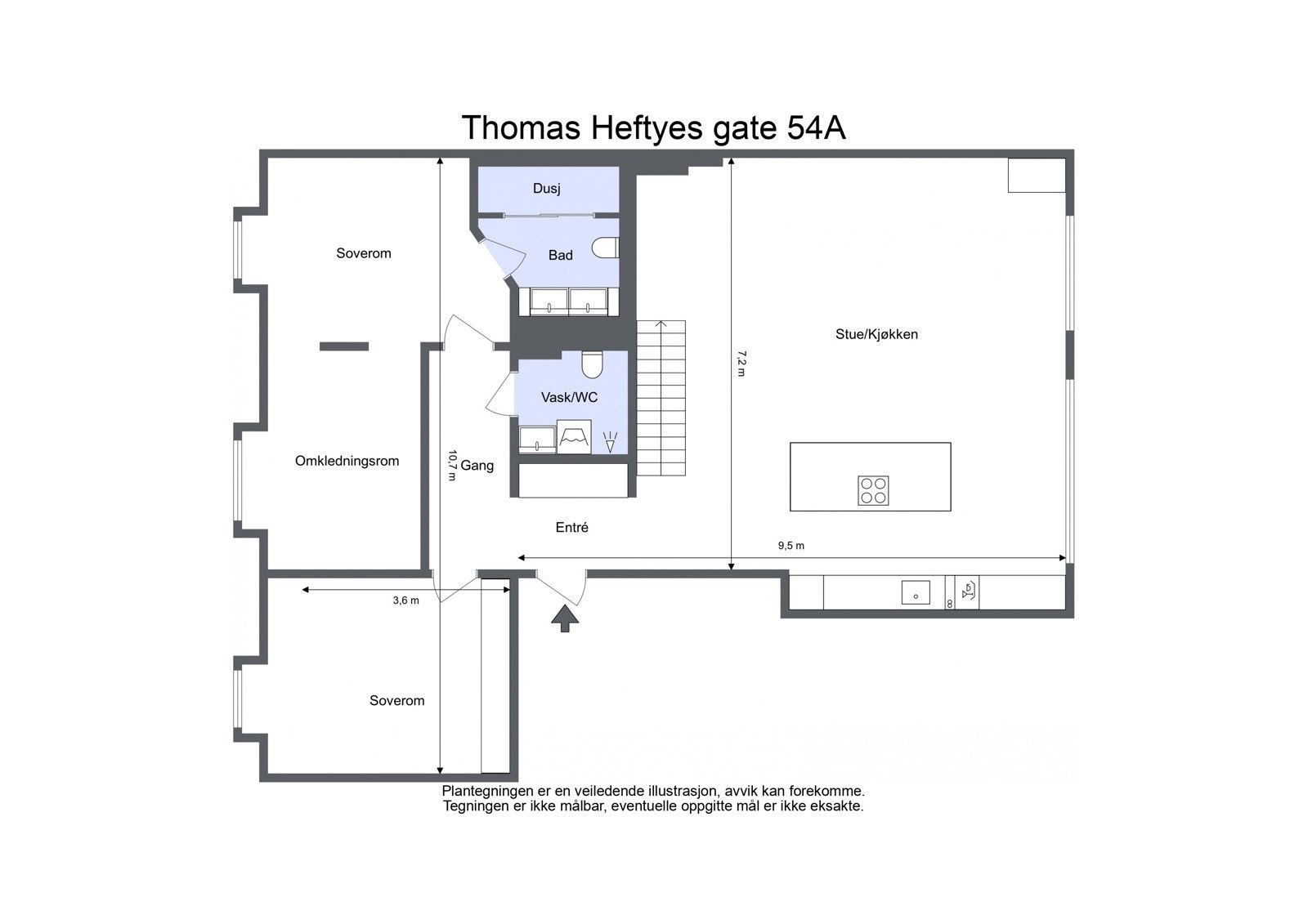Plantegning 6 etasje