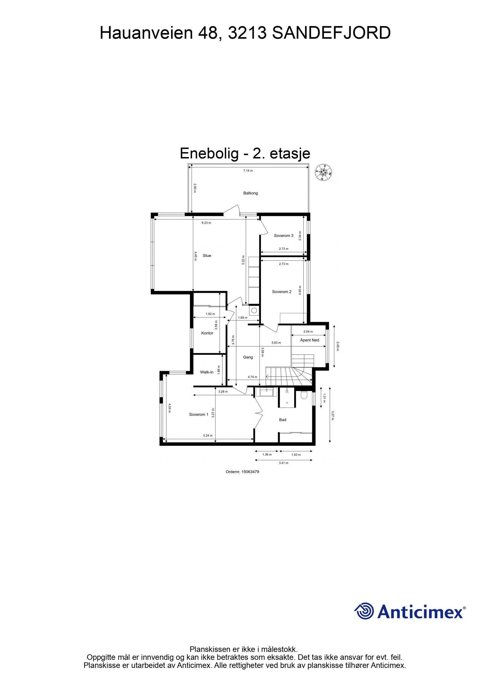 Gjør deg kjent med planløsningen i 2. etg. Galleribilde