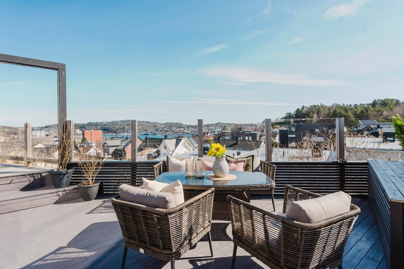 Her får man nydelig utsikt Galleribilde