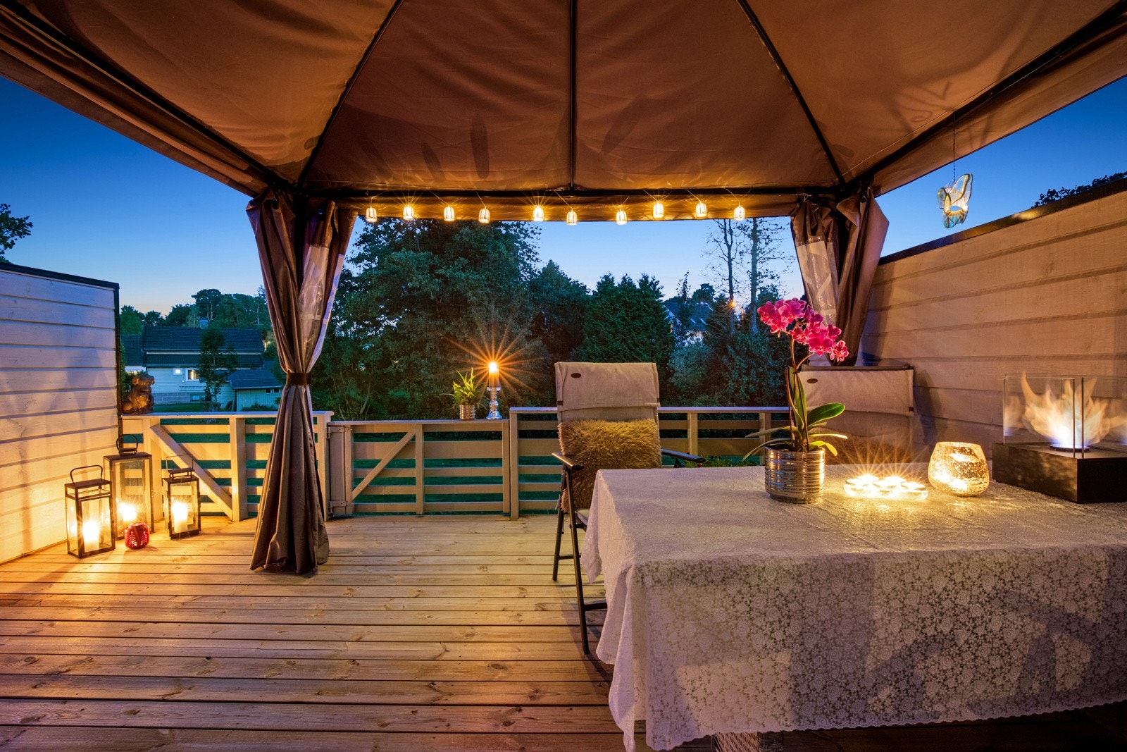 Solrik og usjenert uteplass på 40 kvm. Galleribilde