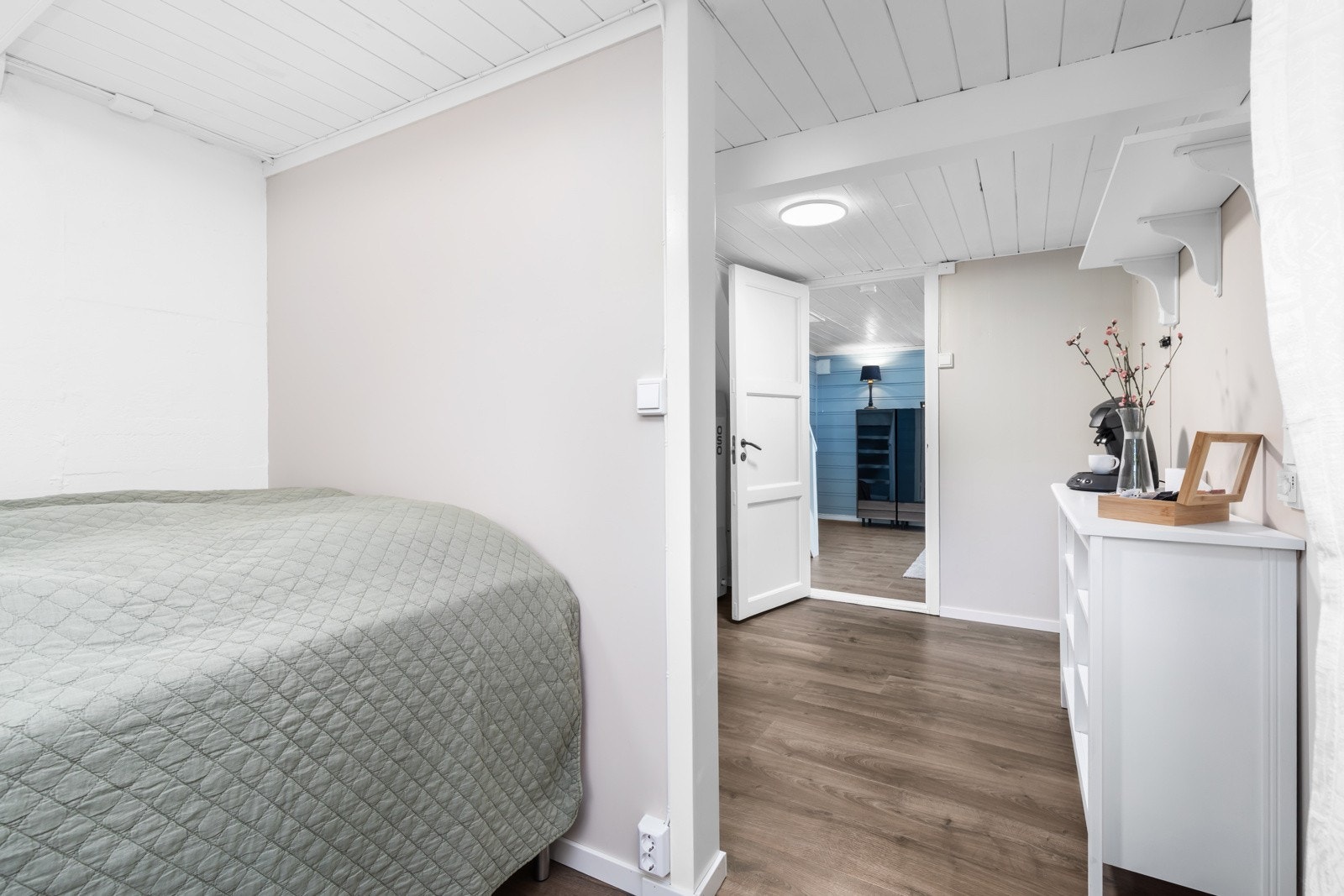 Soverom og plass til garderobe eller bod. Galleribilde