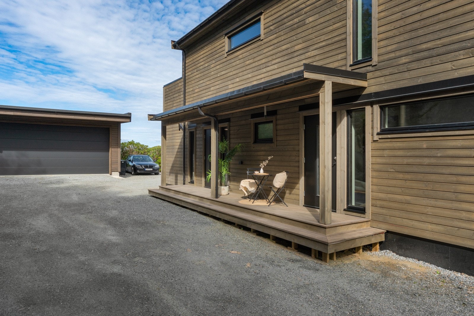 Flott opparbeidet uteområde. Galleribilde