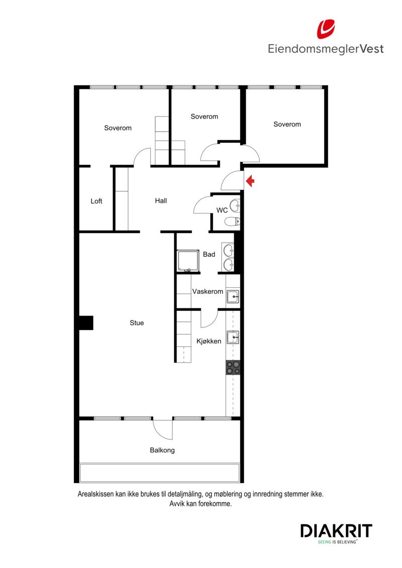 Plantegning 2D Galleribilde