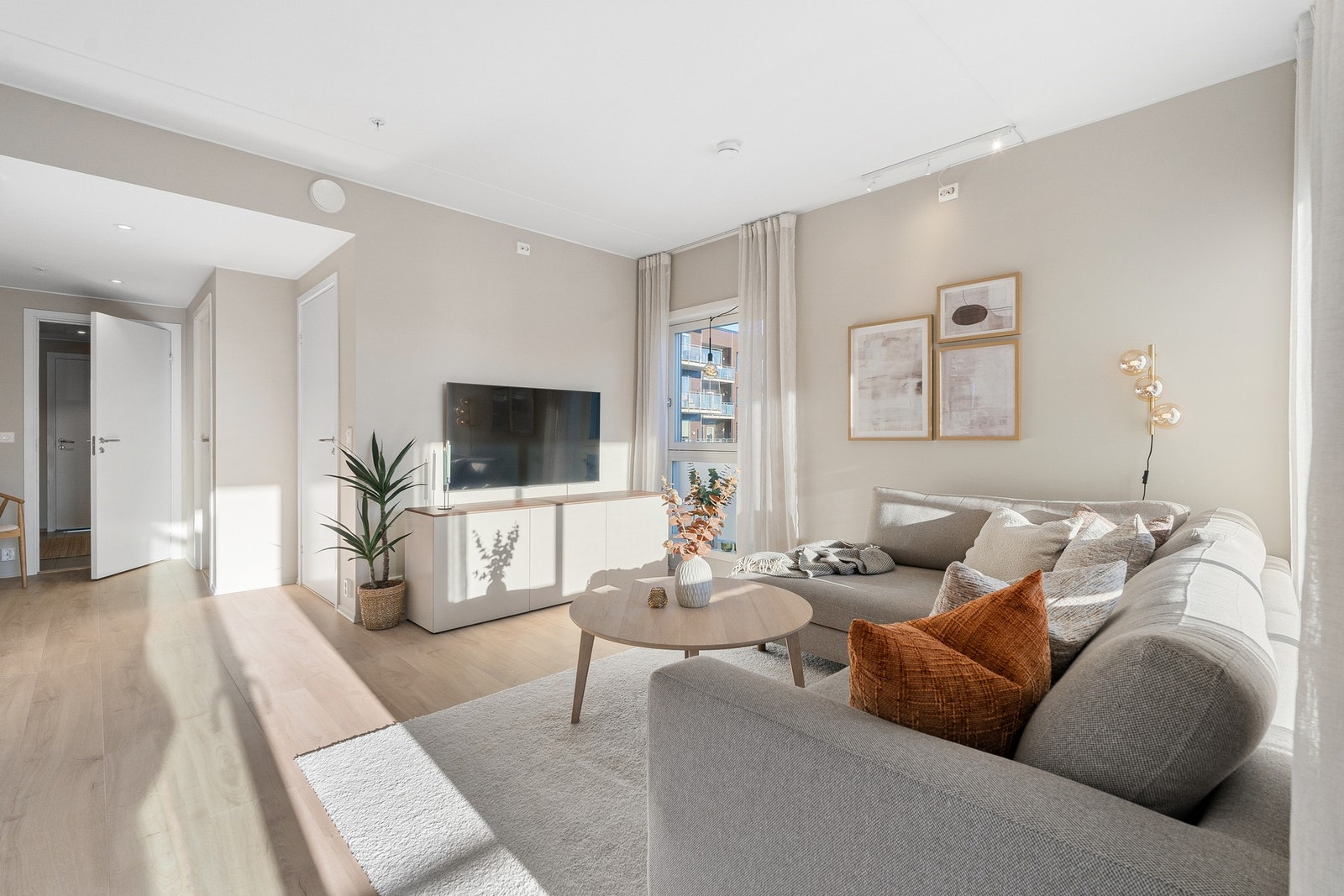 Leiligheten har god planløsning og er på 64 kvm BRA. Galleribilde