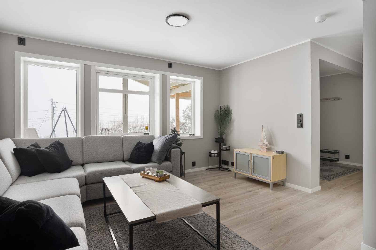 Stue utleiedel 1. Varmekabler i alle rom.