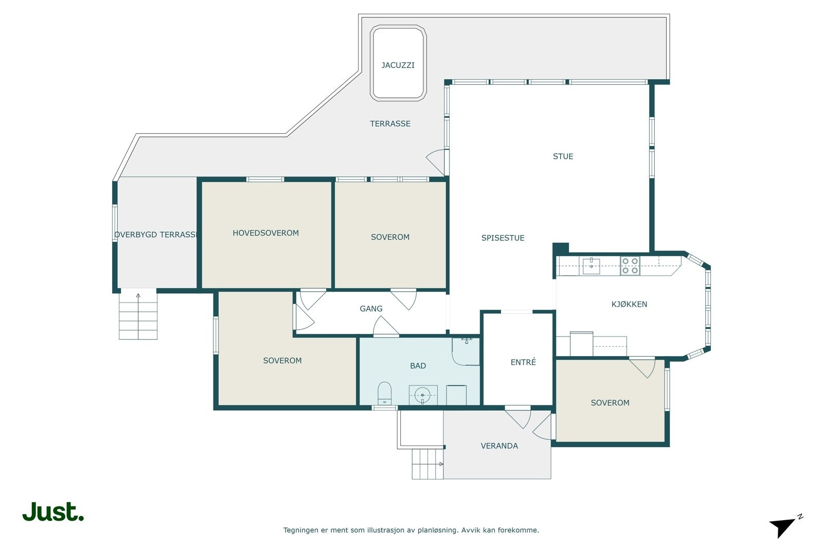 Planskisse 1. etasje