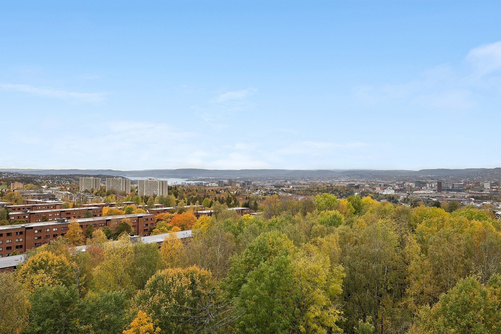 Utsikt fra balkongen Galleribilde