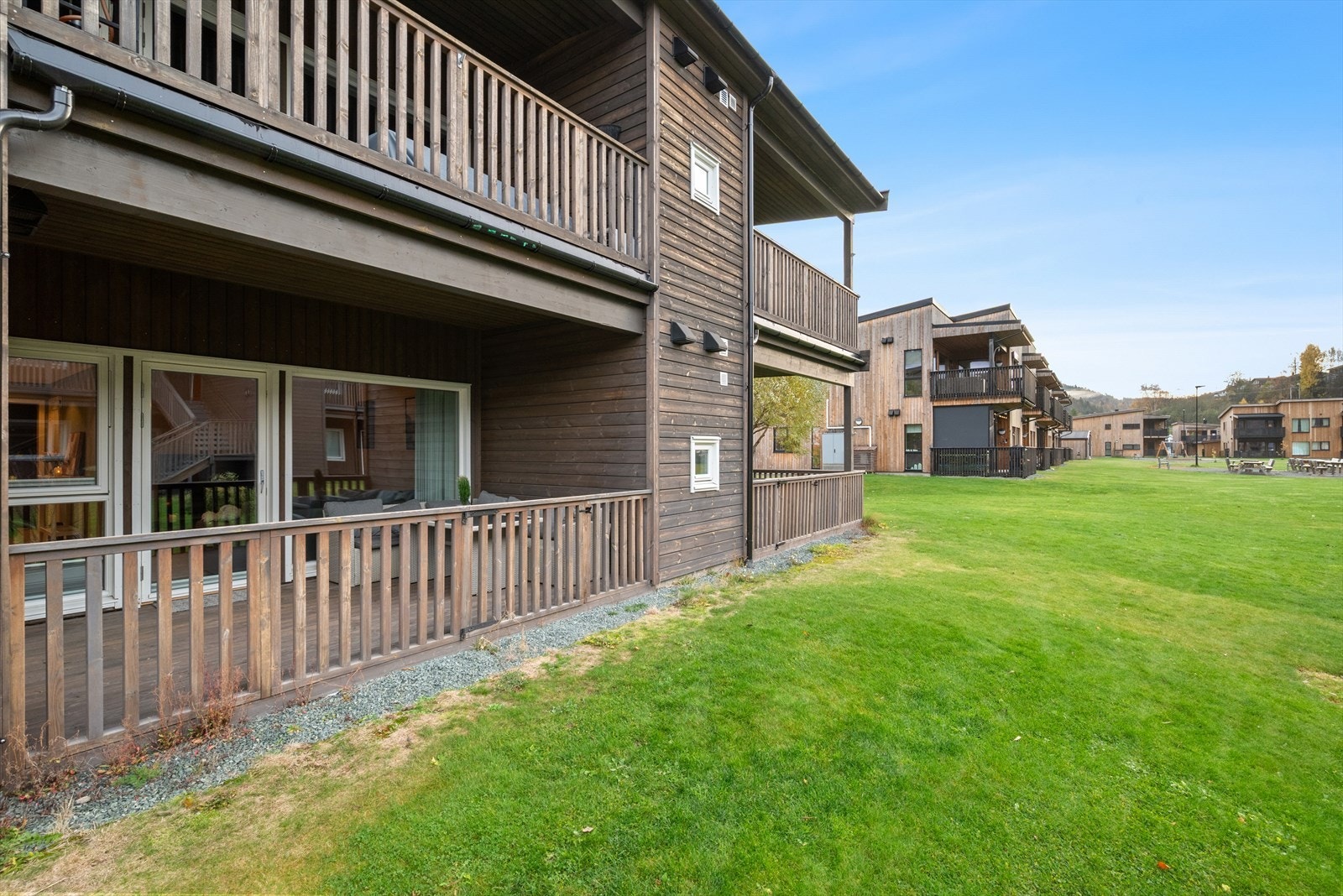 Velforeningen sørger for at området vedlikeholdes, og at veiene strøes og brøytes. Galleribilde