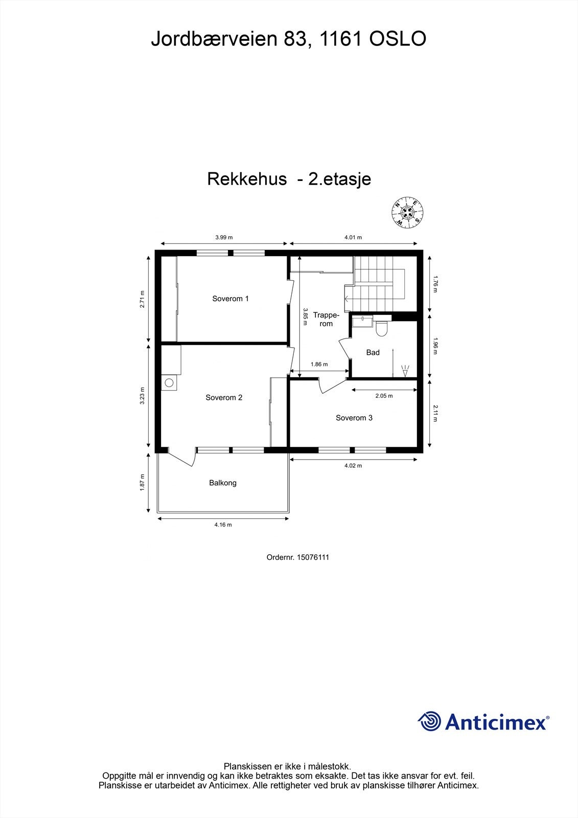 Plantegning 2. Etg. Galleribilde