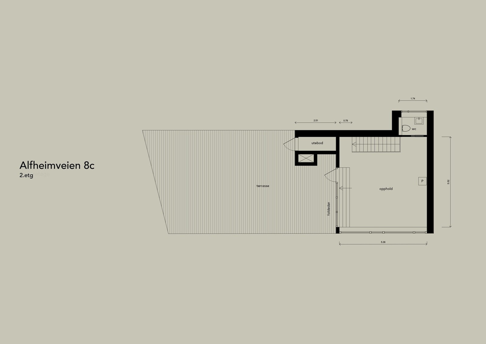 Plantegning 2 etasje Galleribilde