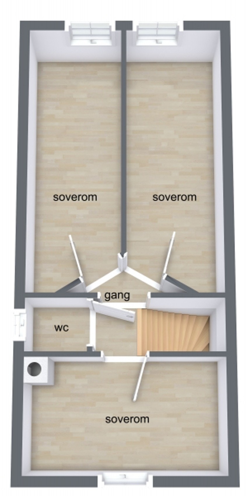 Plantegning 2. etasje Galleribilde