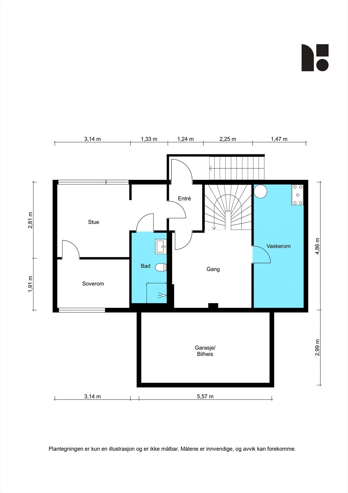 Plantegning- Kjeller Galleribilde