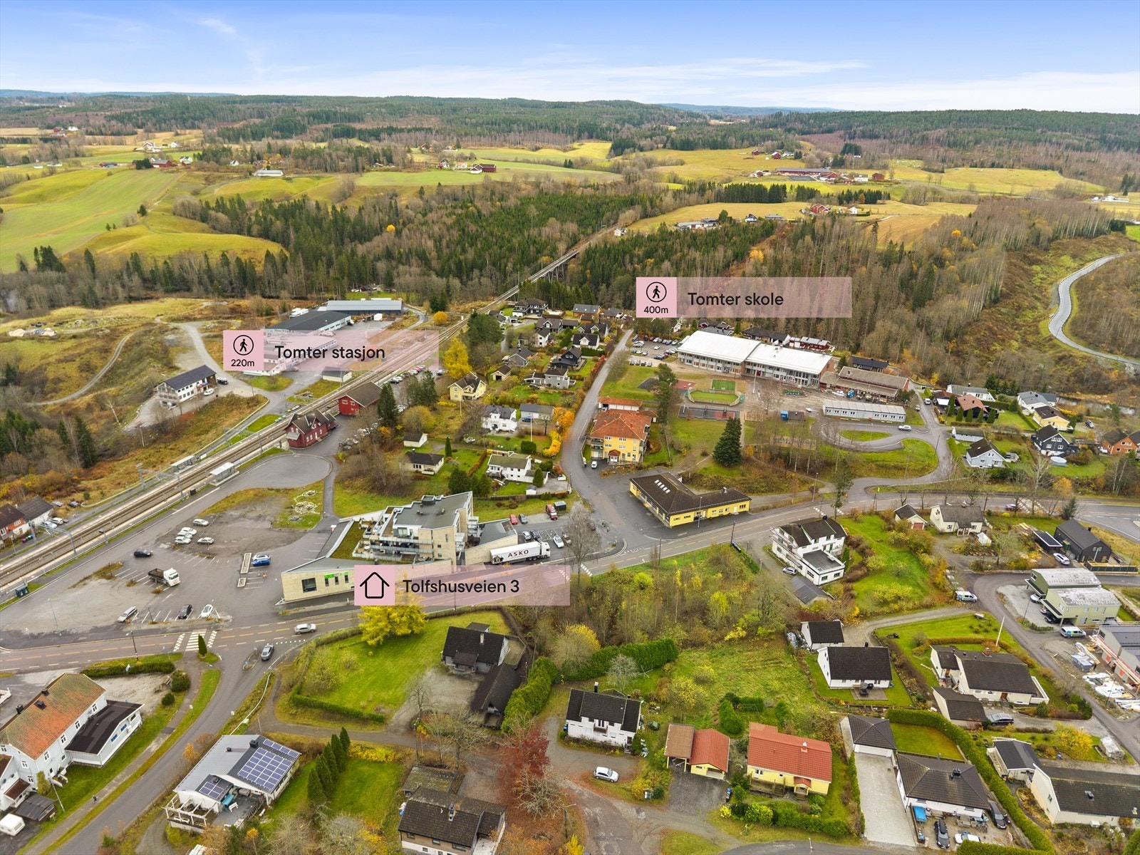 Dronefoto Galleribilde