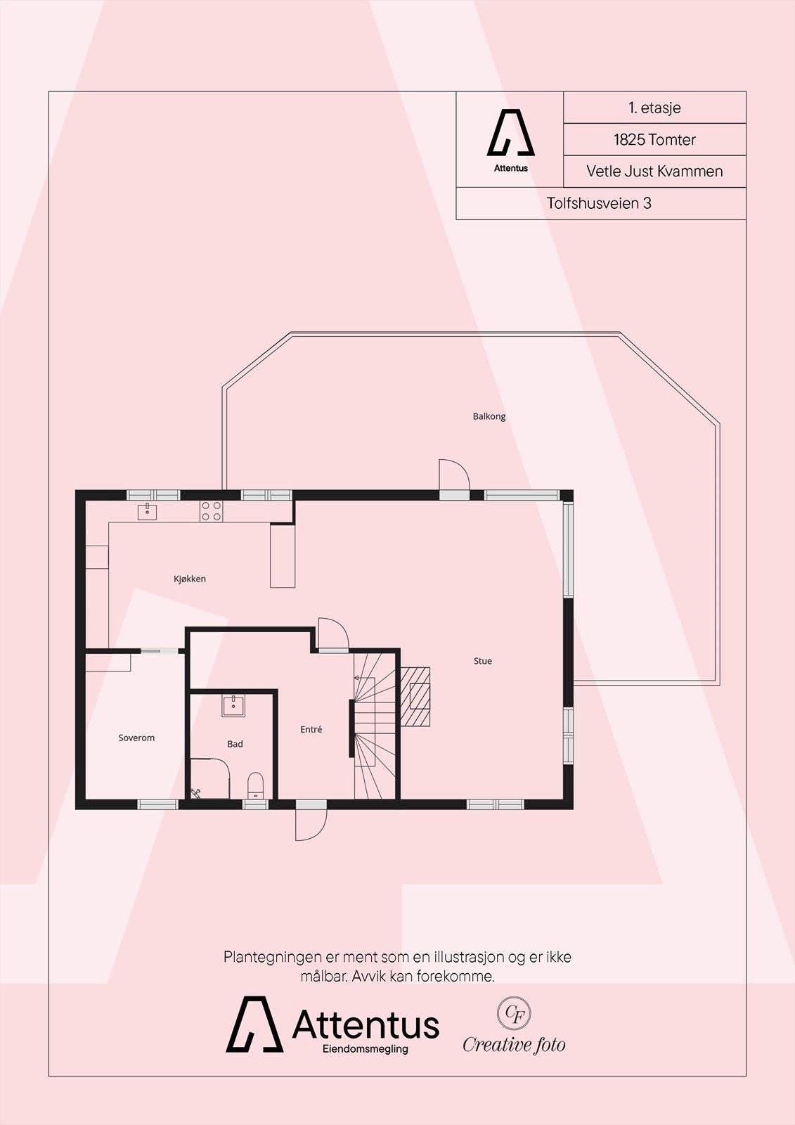 Plantegning Galleribilde