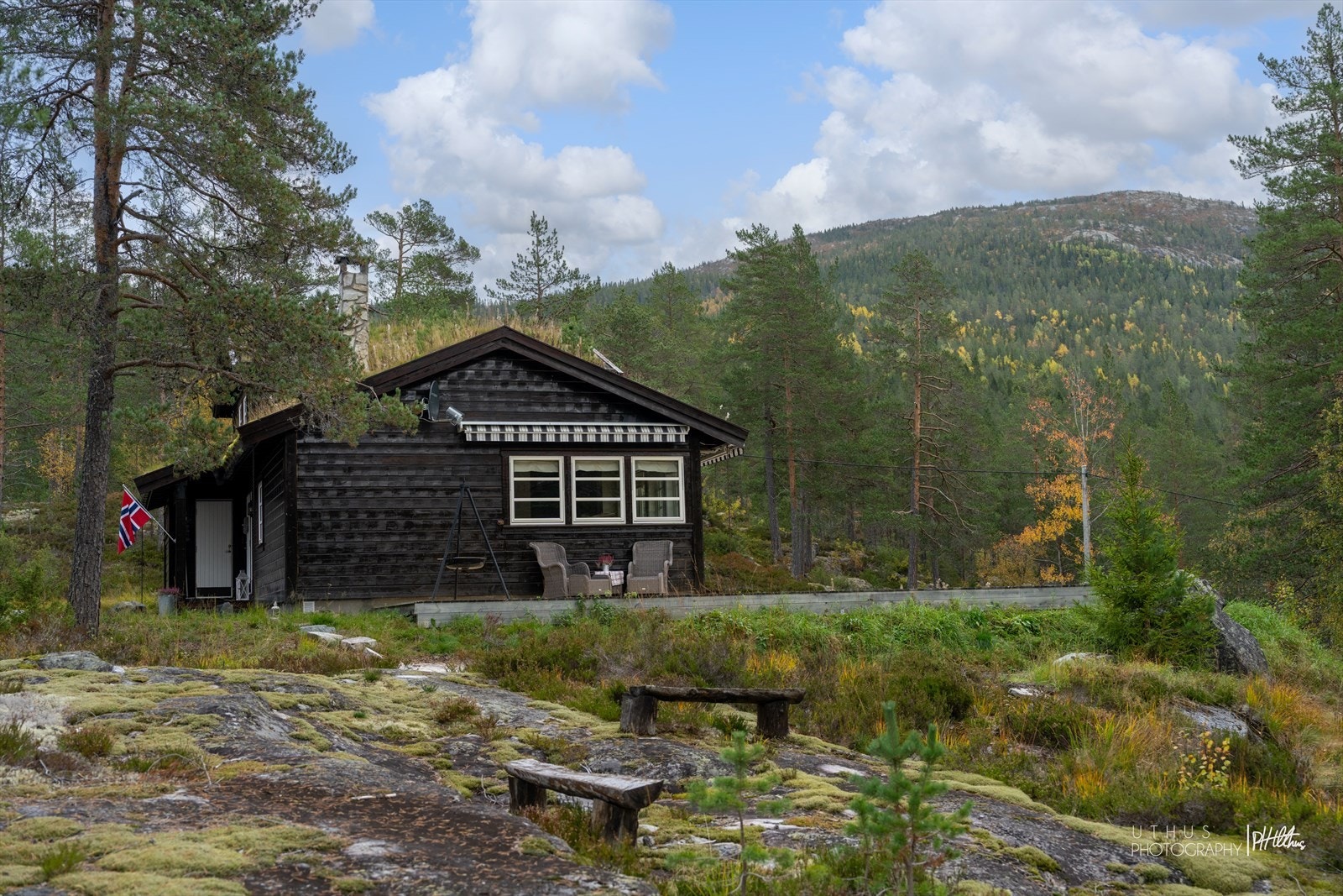 Rolig og fint sted for et hjemmekontor Galleribilde