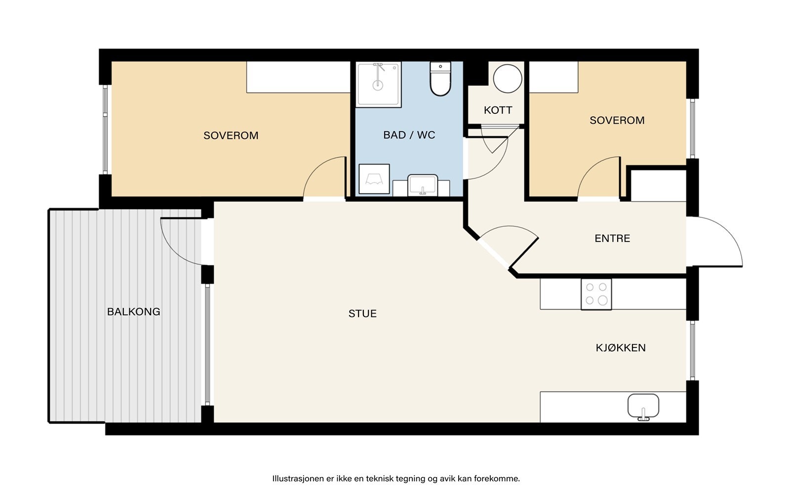 Plantegning2.etasje. Galleribilde