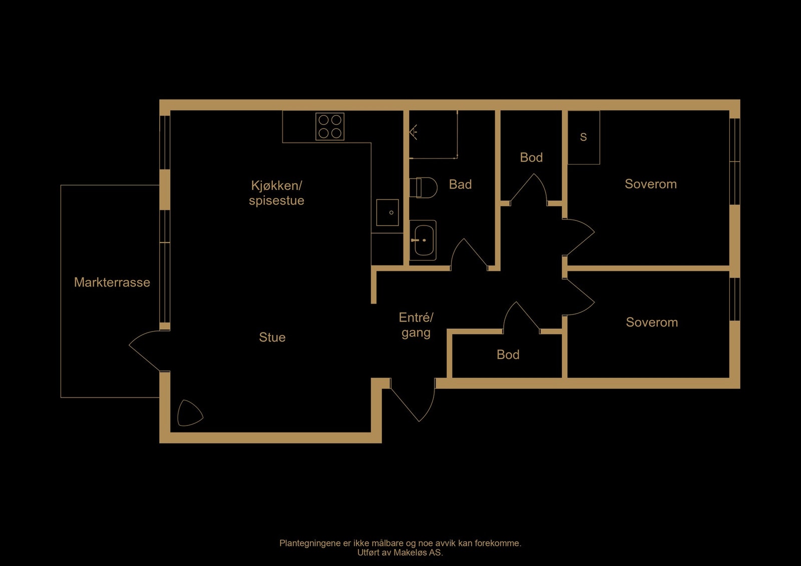 Plantegning - illustrasjon (avvik kan forekomme) Galleribilde