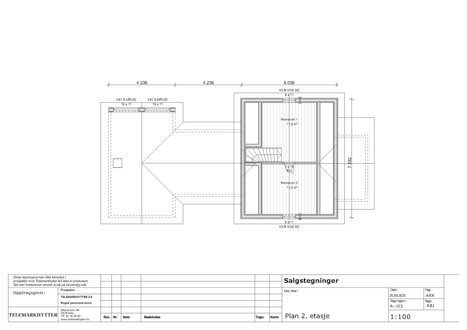 Plantegning hems Galleribilde