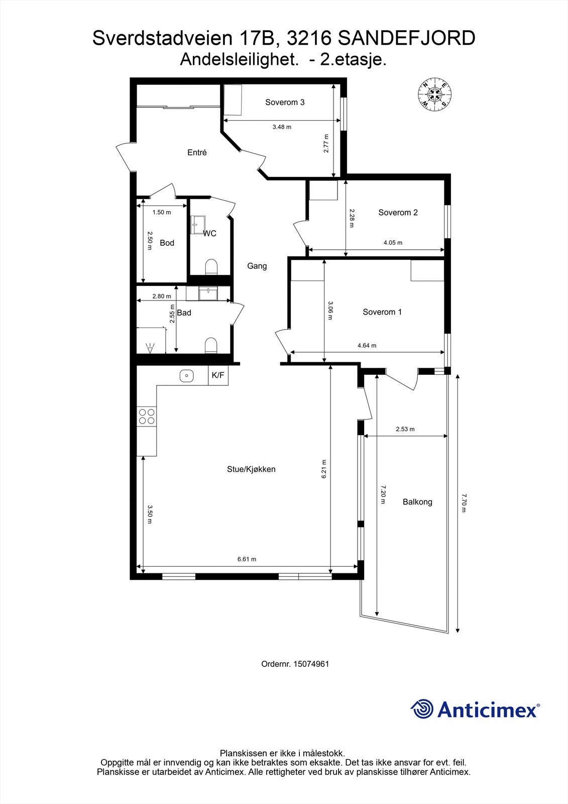 Plantegning Galleribilde