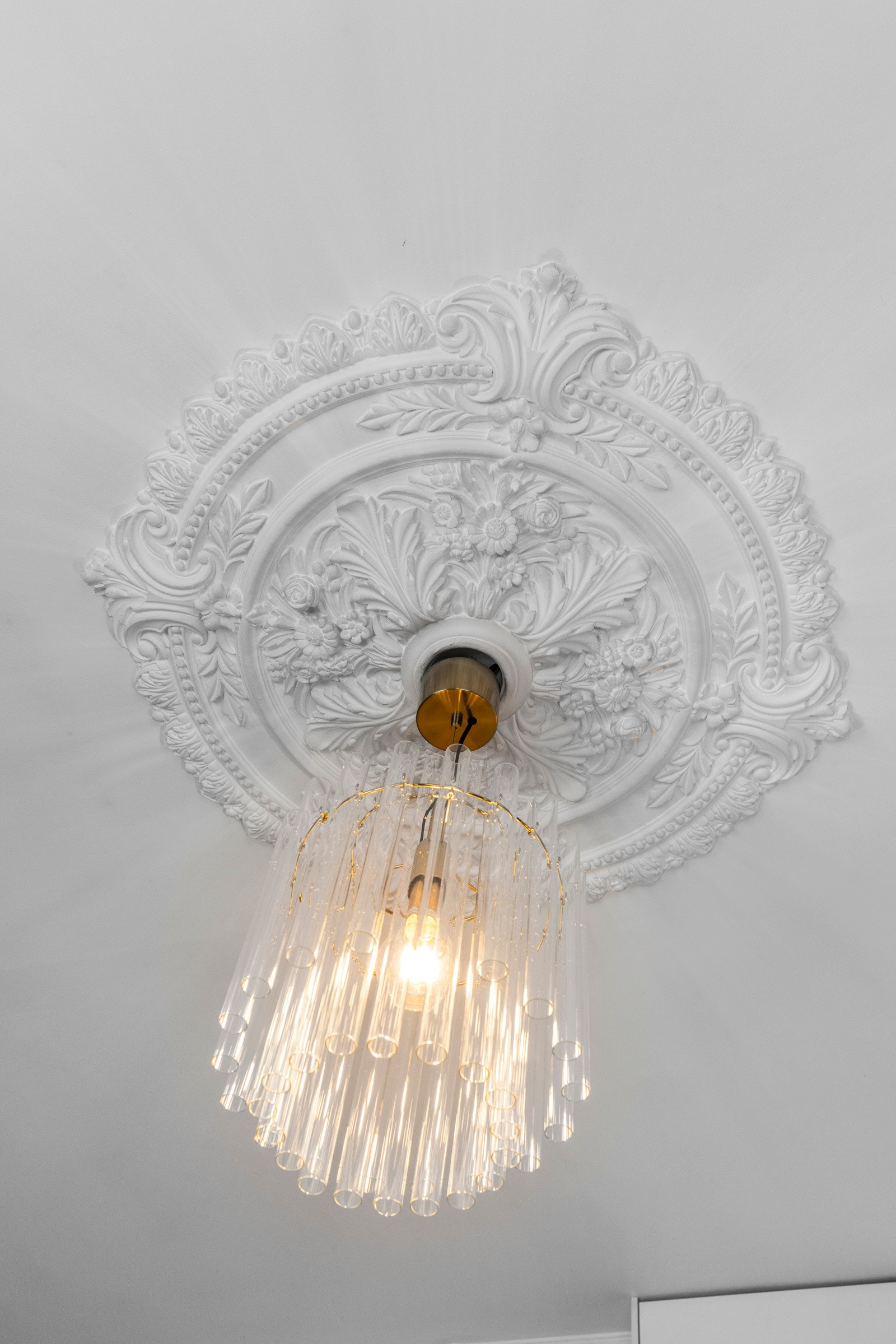 Detaljebilde av rosett. Galleribilde