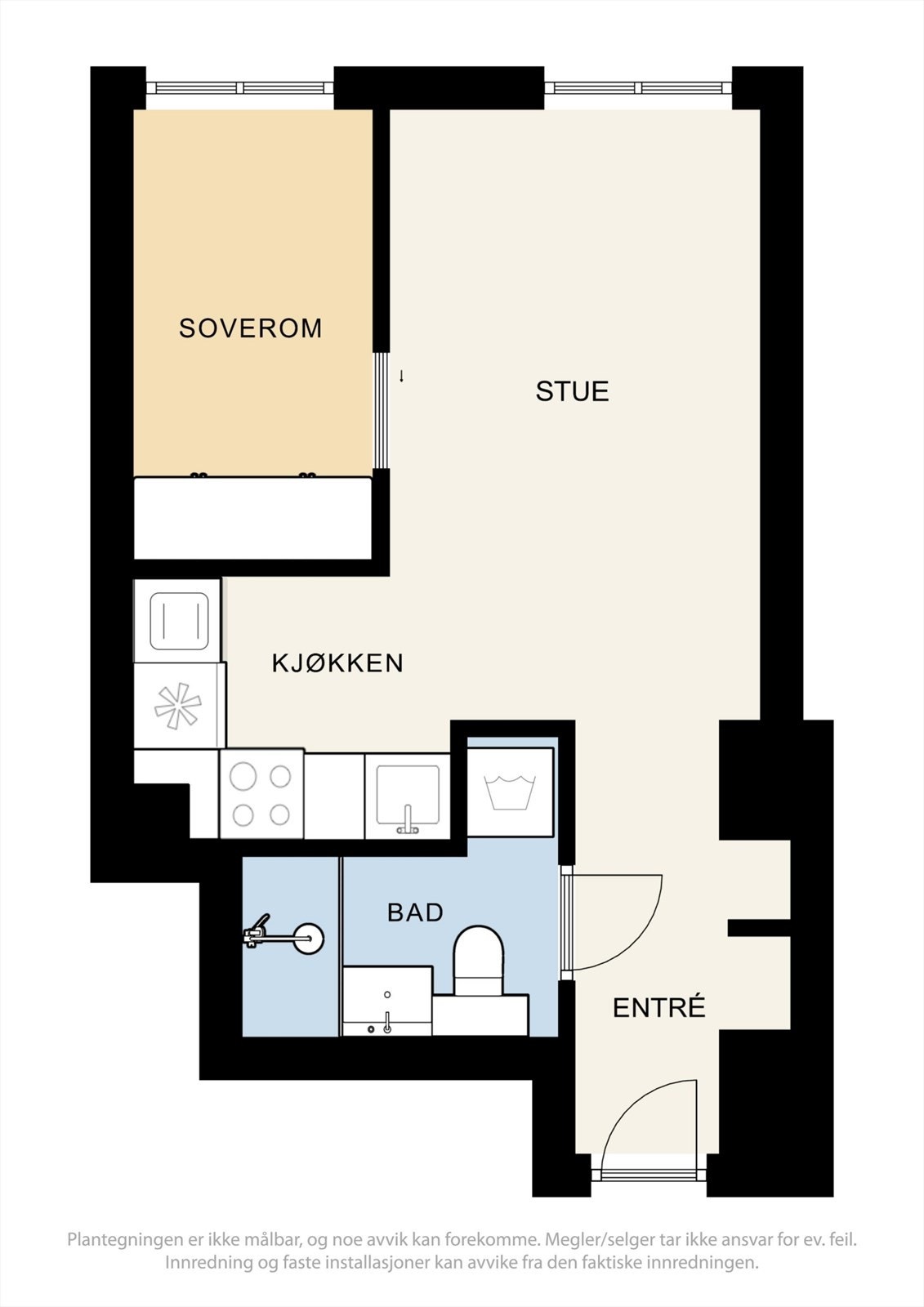 Plantegning Galleribilde