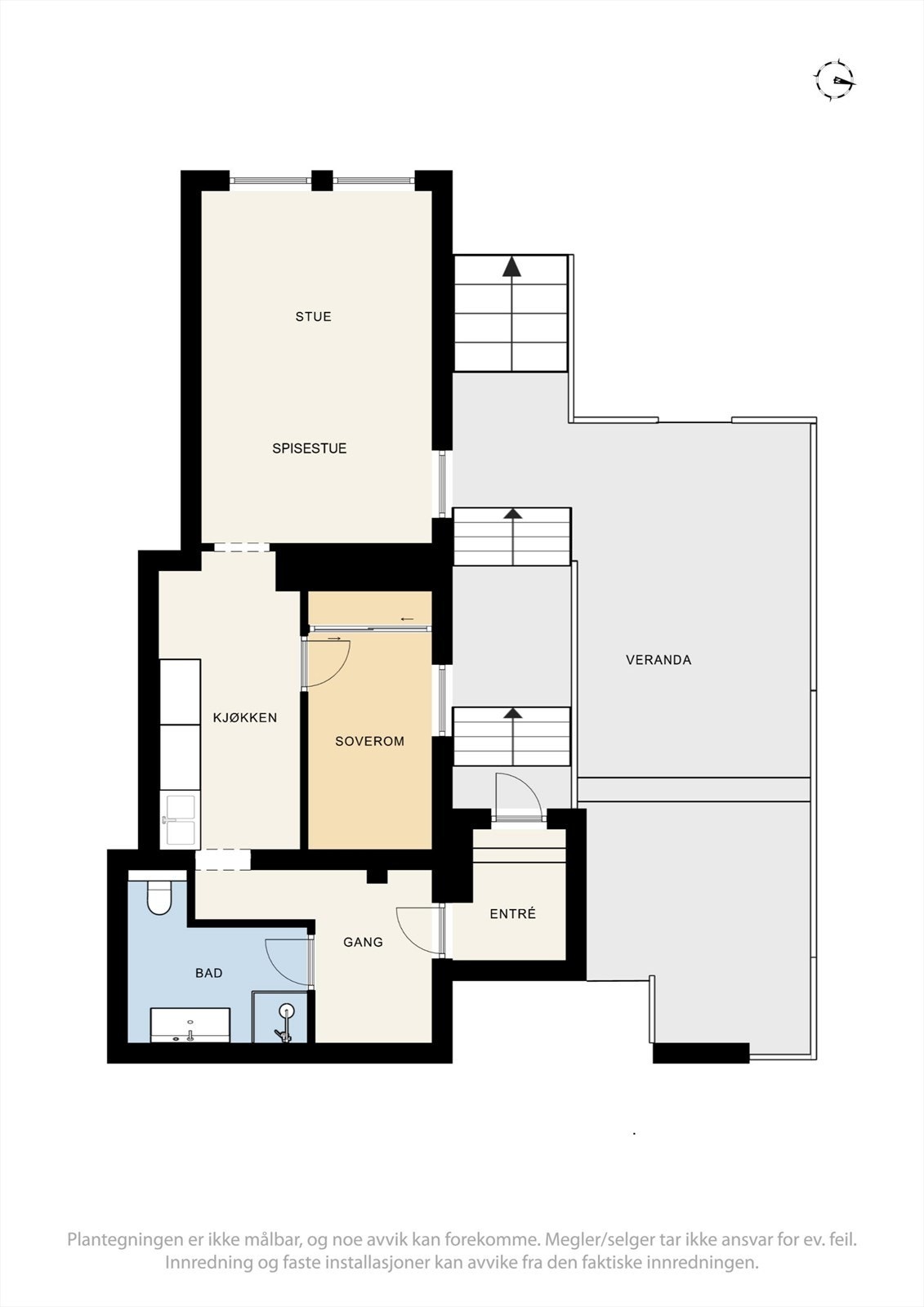 Plantegning kjelleretasje Galleribilde