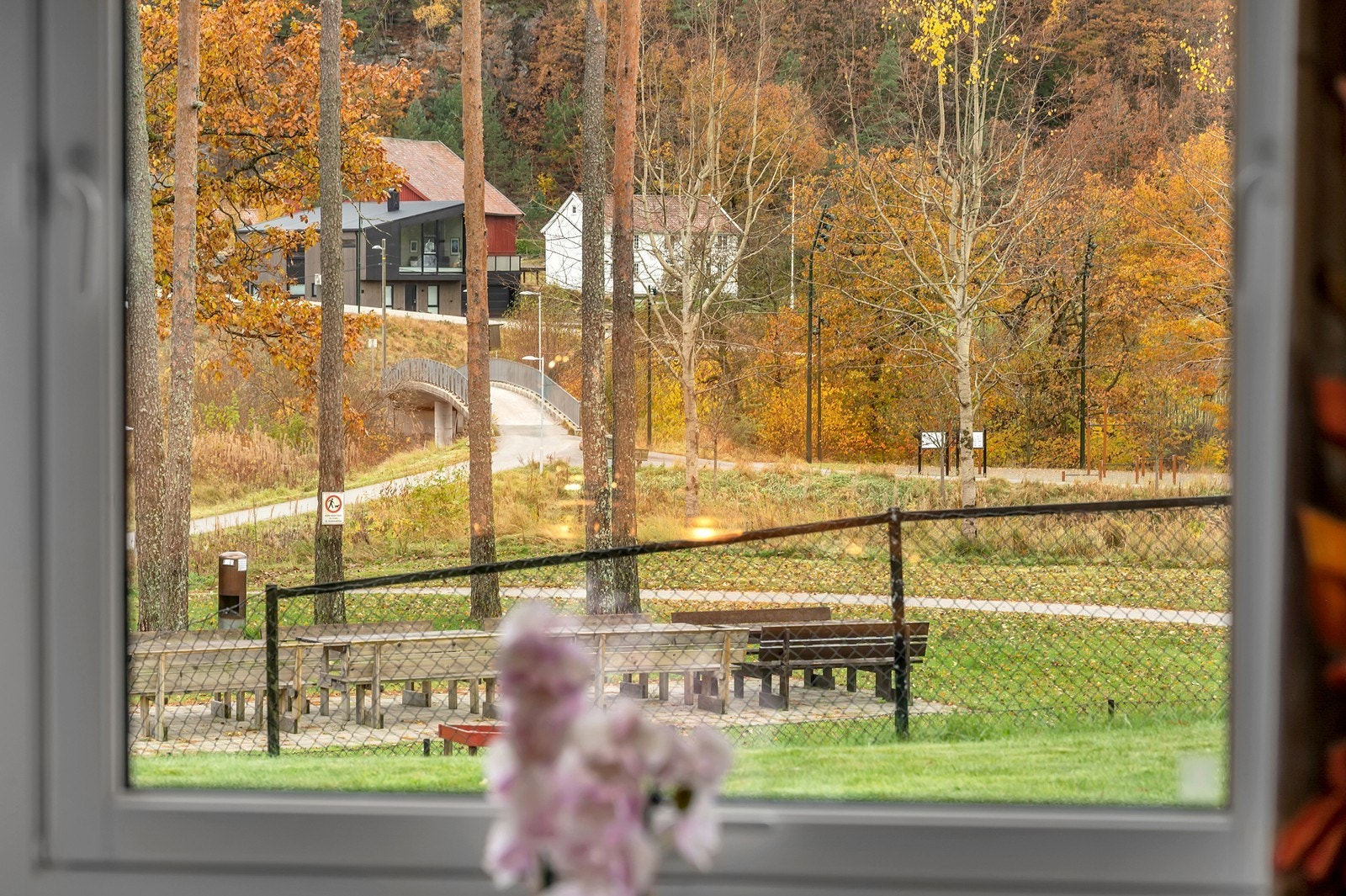 Utsyn fra kjøkkenvindu. Galleribilde