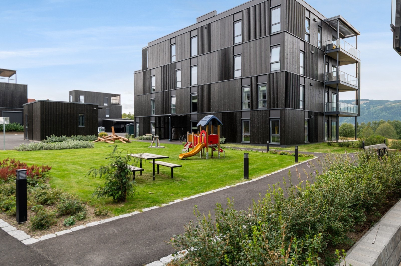 Pene opparbeidede uteområder. Galleribilde