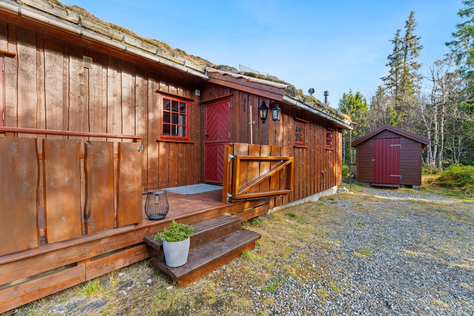 Innbydende og koselig inngangsparti. Galleribilde