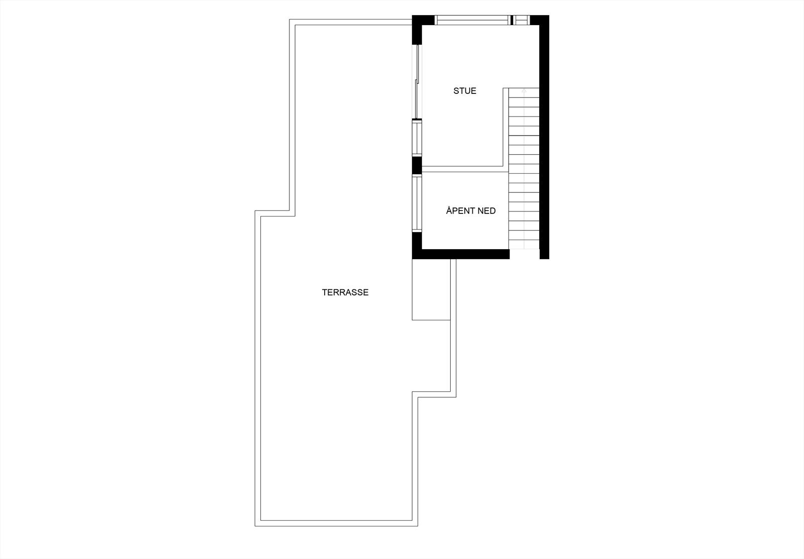 Planløsning 2. etasje Galleribilde