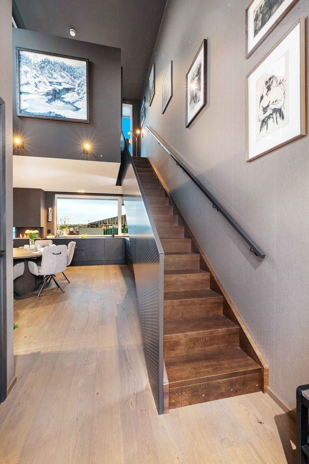 Lekker oppgradert trapp Galleribilde