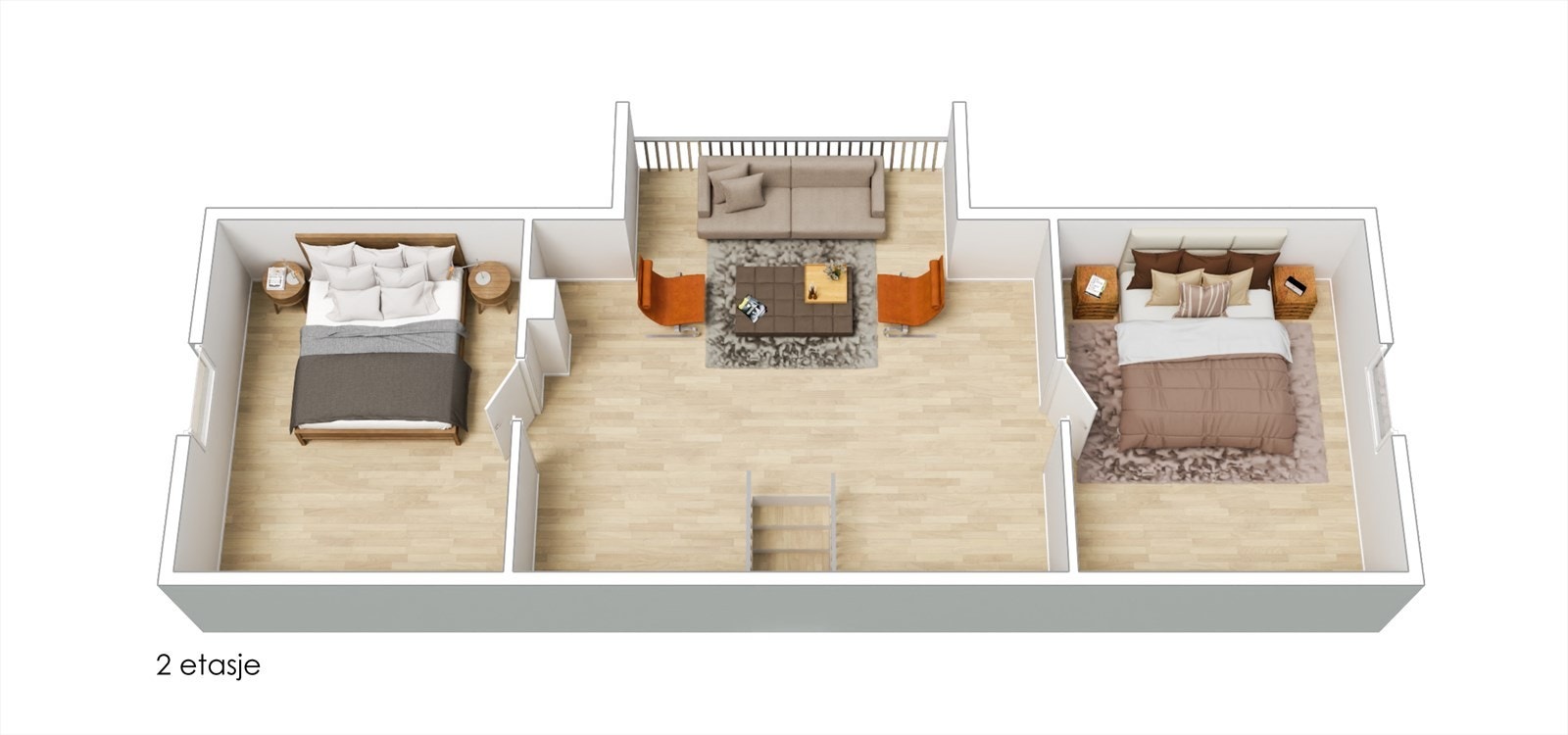 - 3D tegning loftetasje - Galleribilde