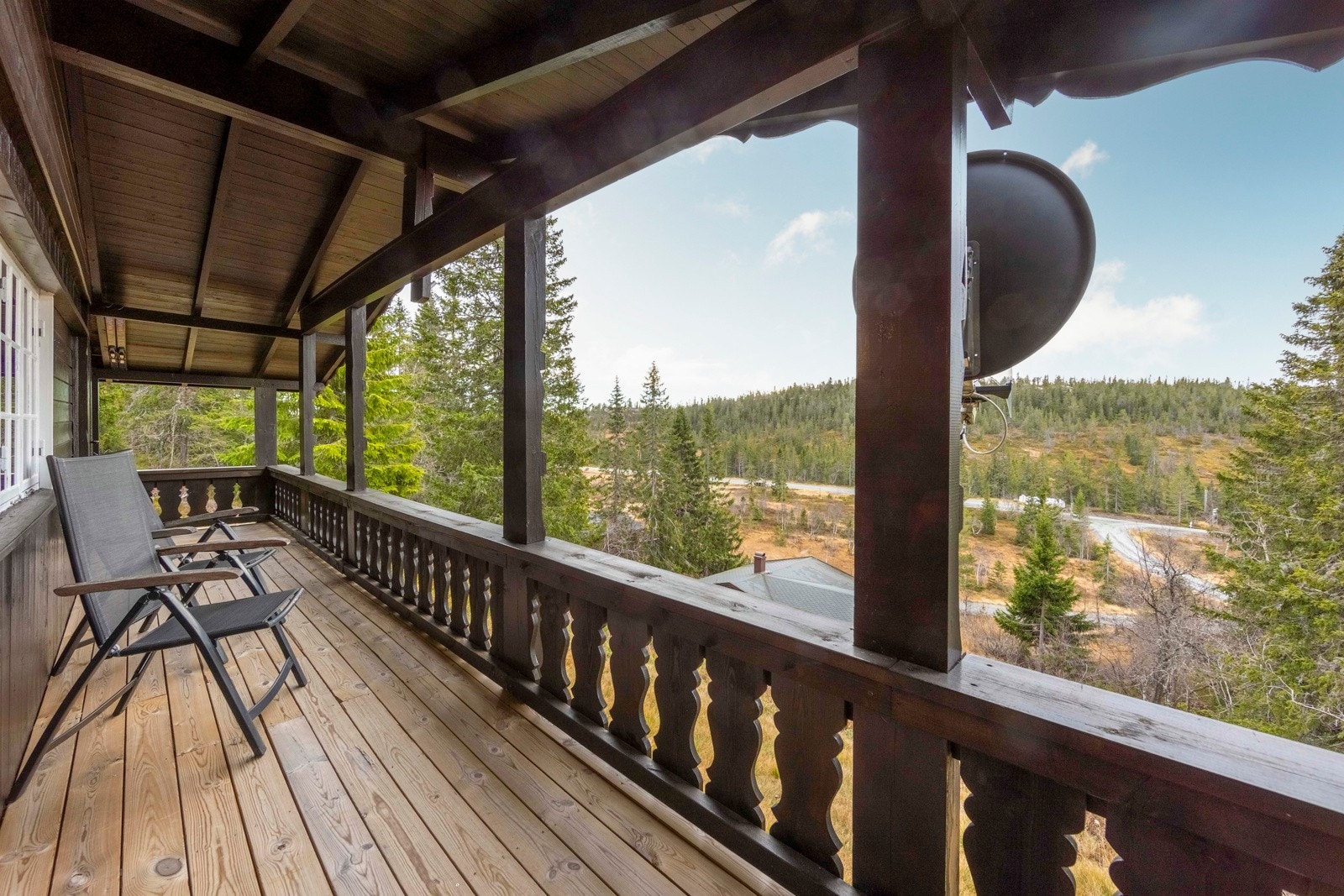 Meget flott utsikt fra morgen til kveld. Galleribilde