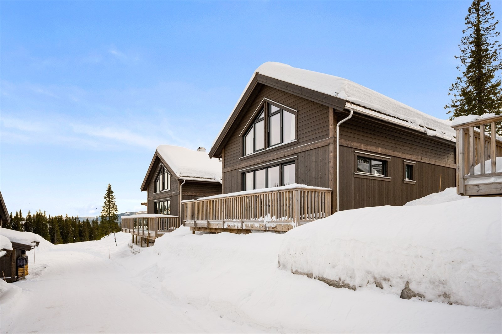 Hytte beliggende i nyere hytteområde i Kvitfjell Alpingrend på Kvitfjell østside, med ski-in/ski-out til både alpint og og flotte langrennsløyper. Galleribilde