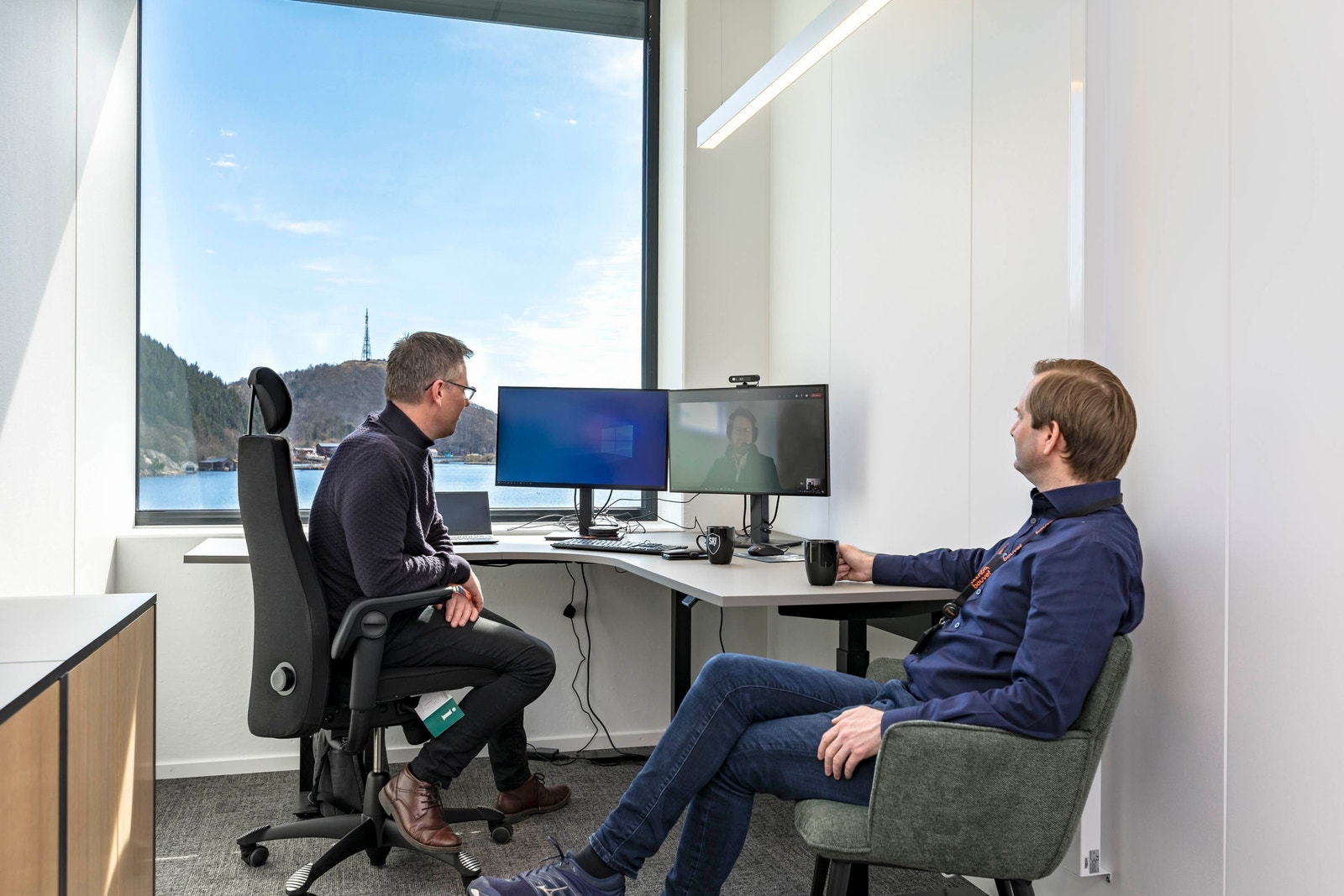 Bygget ble ferdigstilt i 2021 og holder en gjennomgående, god standard Galleribilde