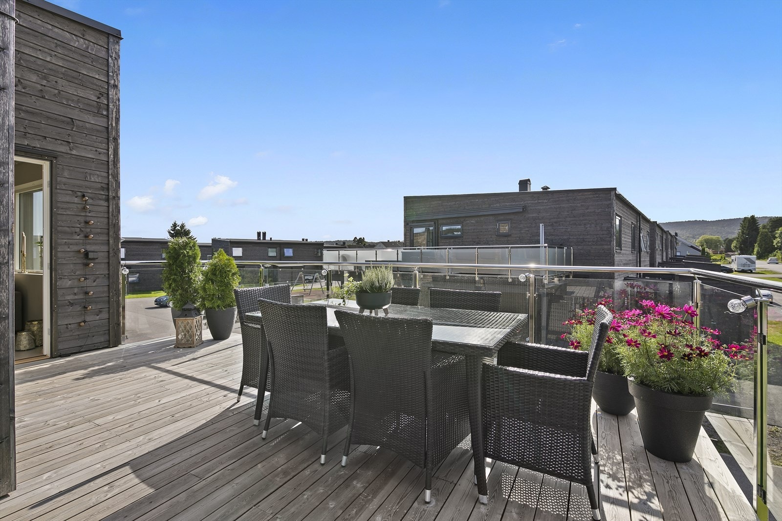 Meget gode solforhold på uteplassene Galleribilde