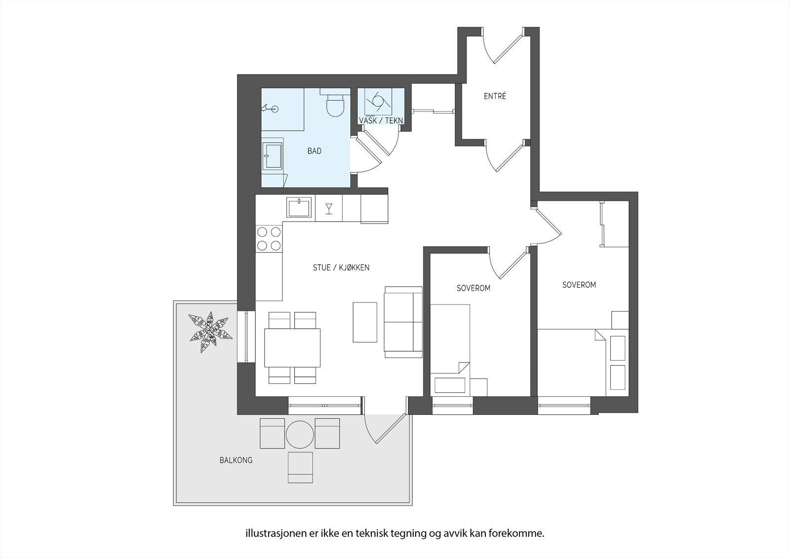 - Planskisse - Galleribilde