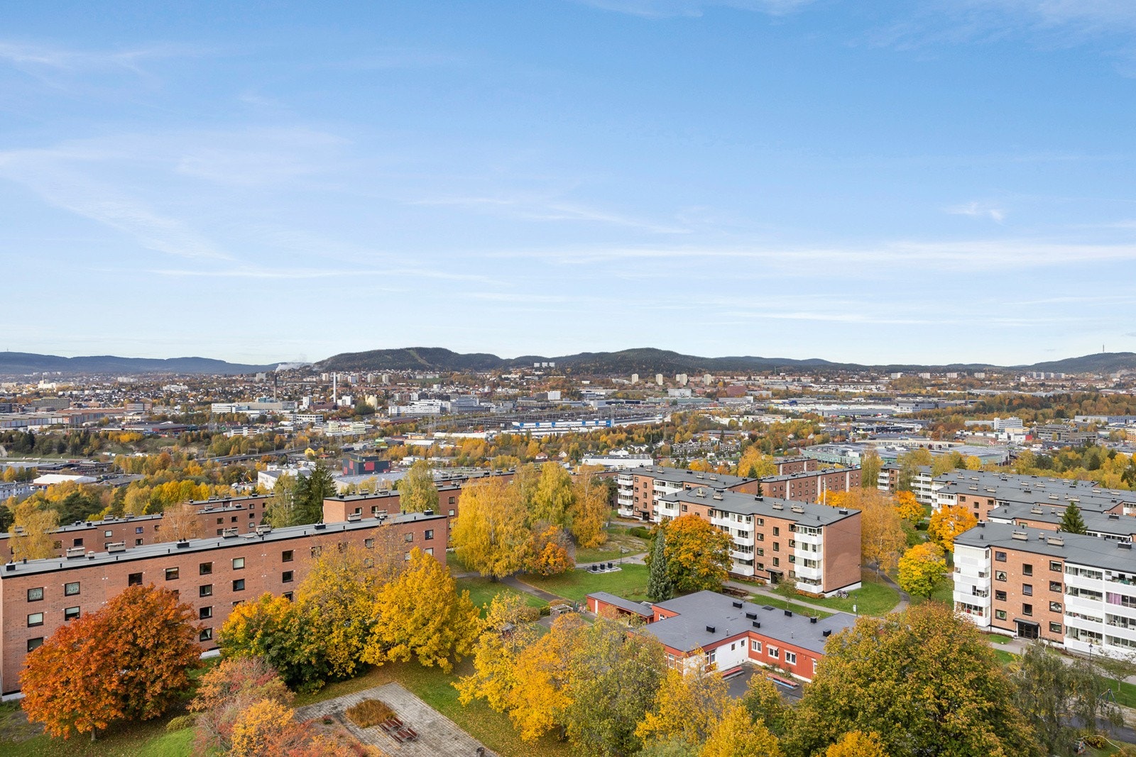 Herlig utsikt fra leiligheten Galleribilde